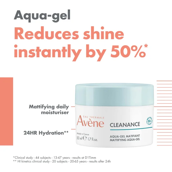 Cult Avène Cleanance Mattifying Aqua-Gel For Oily Skin 50ml