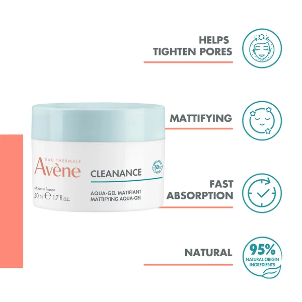 Cult Avène Cleanance Mattifying Aqua-Gel For Oily Skin 50ml