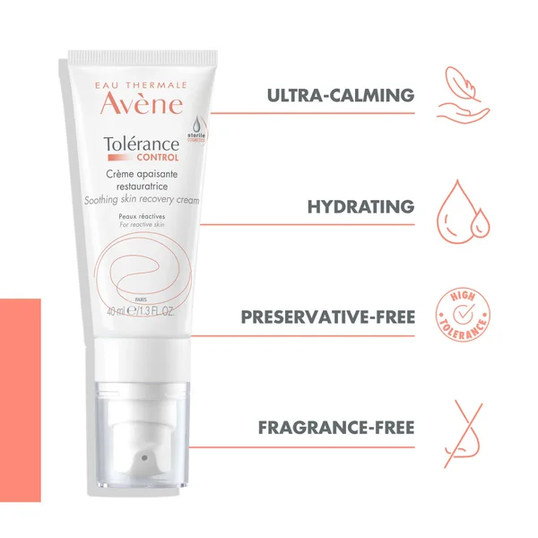Cult Avène Tolerance Control Soothing Skin Recovery Cream For Sensitive Skin 40ml