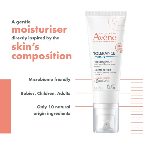 Cult Avène Tolerance Hydra-10 Moisturising Fluid For Sensitive Skin 40ml