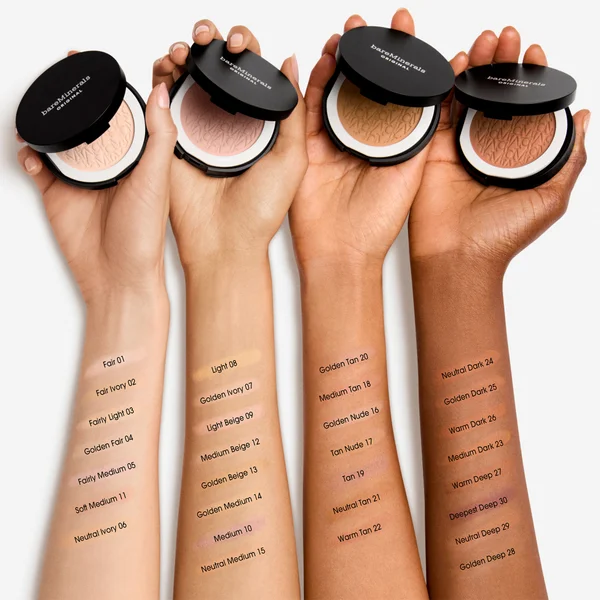 Cult BareMinerals ORIGINAL Pressed Powder Foundation SFP15 8g (various Shades)