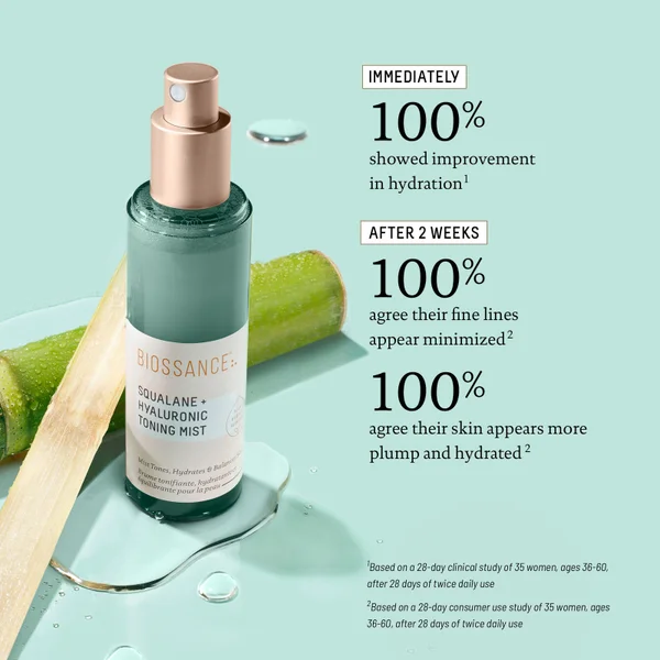 Cult Biossance Squalane And Hyaluronic Toning Mist 75ml