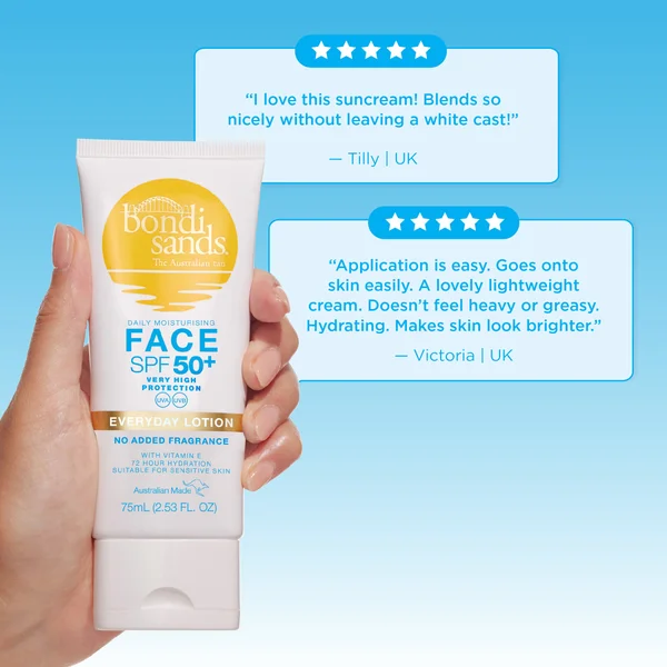 Cult Bondi Sands SPF 50+ Everyday Face Lotion 75ml (UK)