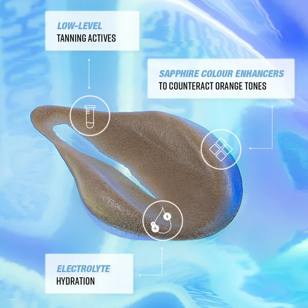 Cult Bondi Sands Technocolor 1 Hour Express Self Tanning Foam - Sapphire 200ml