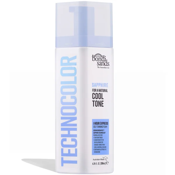 cult Bondi Sands Technocolor 1 Hour Express Self Tanning Foam - Sapphire 200ml