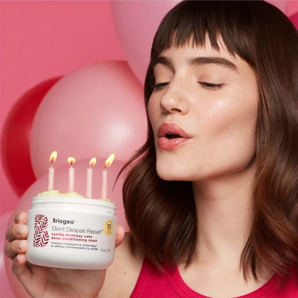 Cult Briogeo Don't Despair Repair Vanilla Birthday Cake Deep Conditioning Mask 236ml