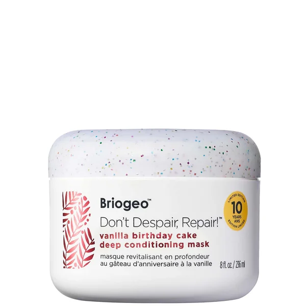 cult Briogeo Don't Despair Repair Vanilla Birthday Cake Deep Conditioning Mask 236ml