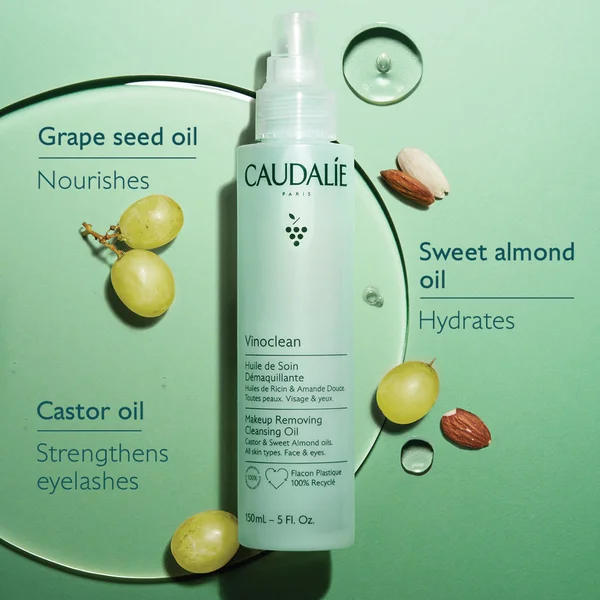 Cult Caudalie Vinoclean Makeup Removing Cleansing Oil 150ml
