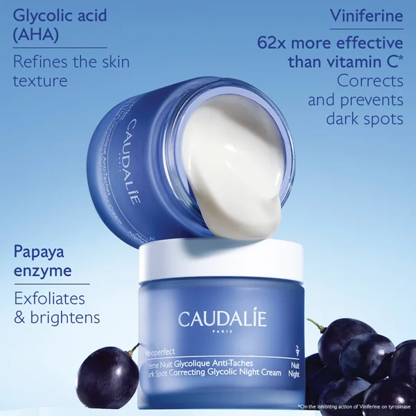 Cult Caudalie Vinoperfect Dark Spot Correcting Glycolic Night Cream 50ml