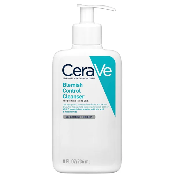 Cult CeraVe 3-Step Blemish Control And Moisturising Evening Routine For Oily To Blemish-Prone Skin With Salicylic Acid