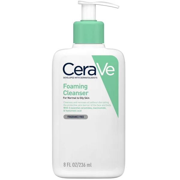 cult CeraVe Foaming Cleanser with Niacinamide for Normal to Oily Skin 236ml