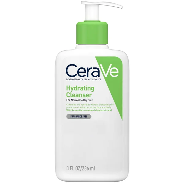 cult CeraVe Hydrating Cleanser with Hyaluronic Acid for Normal to Dry Skin 236ml