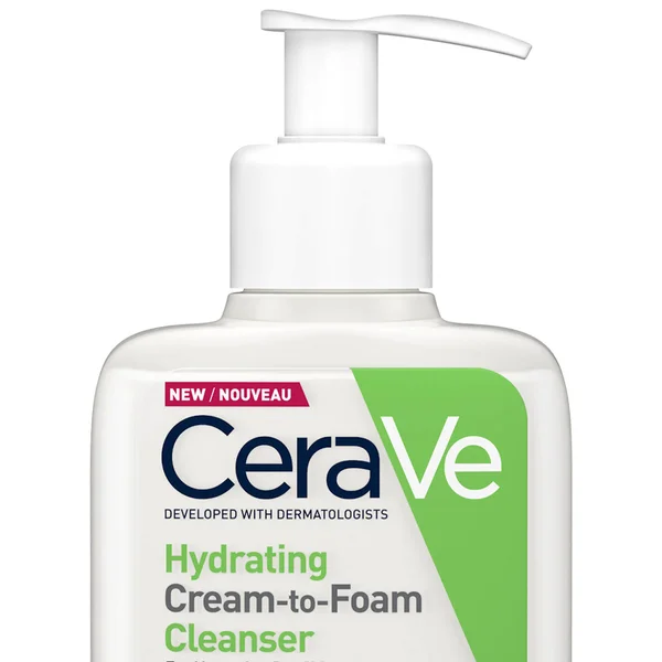 Cult CeraVe Hydrating Cream-to-Foam Cleanser With Amino Acids For Normal To Dry Skin 236ml