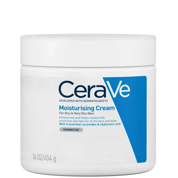 cult CeraVe Moisturising Cream Pot with Ceramides for Dry to Very Dry Skin 454g