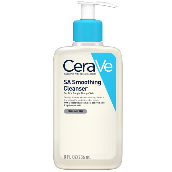 cult CeraVe SA Smoothing Cleanser with Salicylic Acid for Dry Rough & Bumpy Skin 236ml
