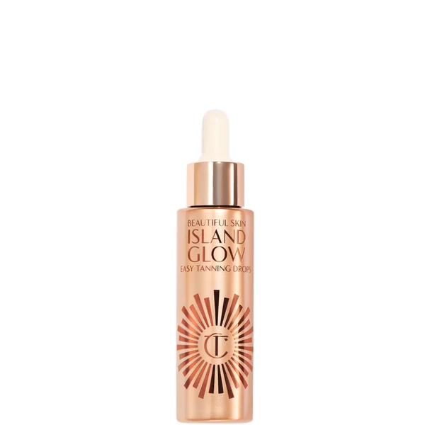 cult Charlotte Tilbury Beautiful Skin Island Glow Easy Tanning Drops - Light/Medium 30ml