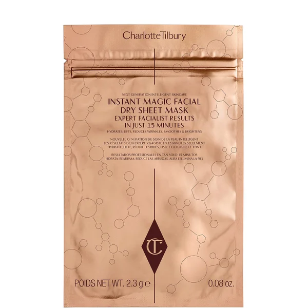 cult Charlotte Tilbury Instant Magic Facial Dry Sheet Mask Single Sheet