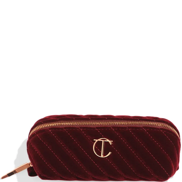 cult Charlotte Tilbury Organizer Velvet Makeup Bag - Small