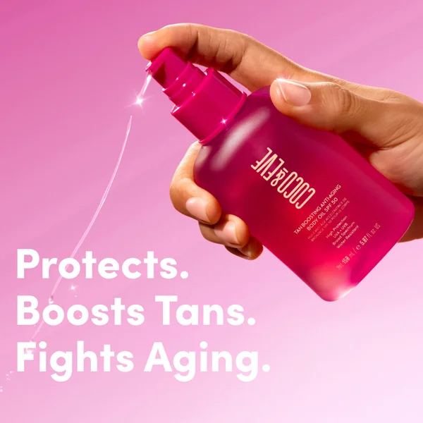 Cult Coco & Eve Tan Boosting Anti-aging Body Oil SPF50