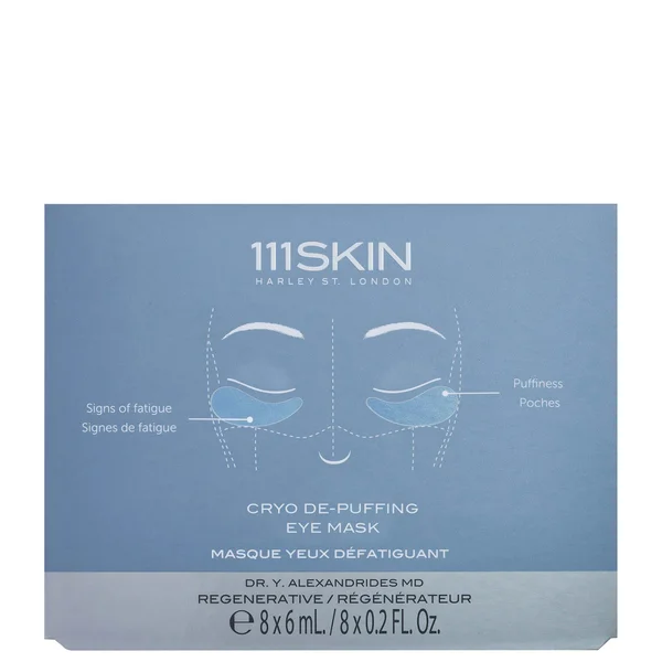 cult 111SKIN Cryo De-Puffing Eye Mask (Pack of 8)