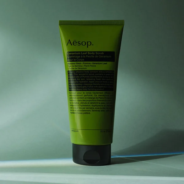 Cult Aesop Geranium Leaf Body Scrub 180ml