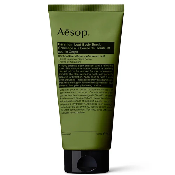 cult Aesop Geranium Leaf Body Scrub 180ml