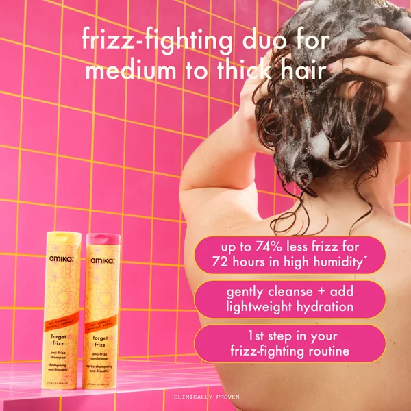 Cult Amika Forget Frizz Anti-Frizz Shampoo 275ml