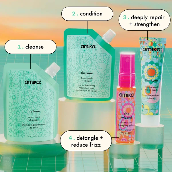 Cult Amika Rescue Team Hair Routine Trial Set