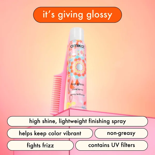 Cult Amika Top Gloss Shine Spray 141ml