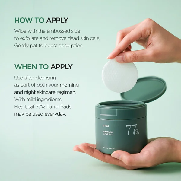 Cult Anua Heartleaf 77 Clearpad 160ml