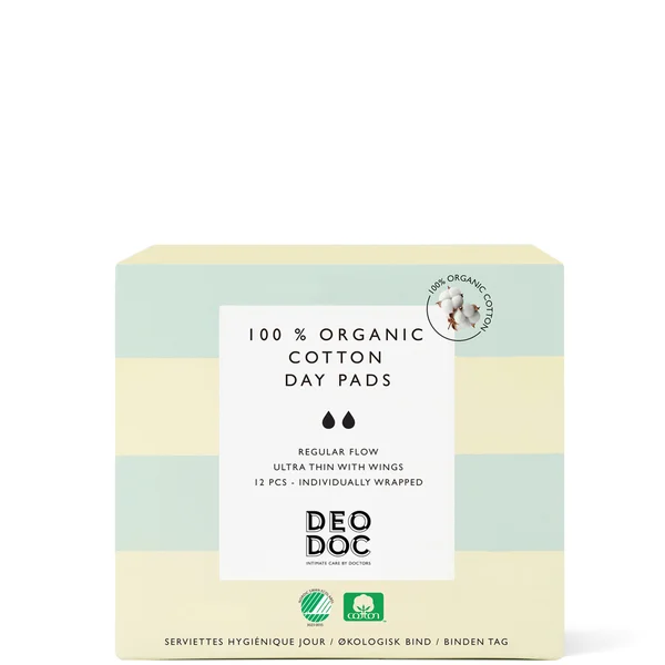 cult DeoDoc Organic Cotton Day Pads 12 pcs