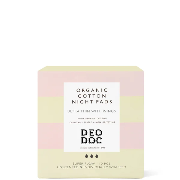 cult DeoDoc Organic Cotton Night Pads