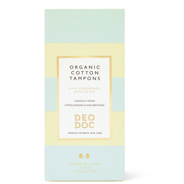 cult DeoDoc Organic Cotton Tampons Regular Flow
