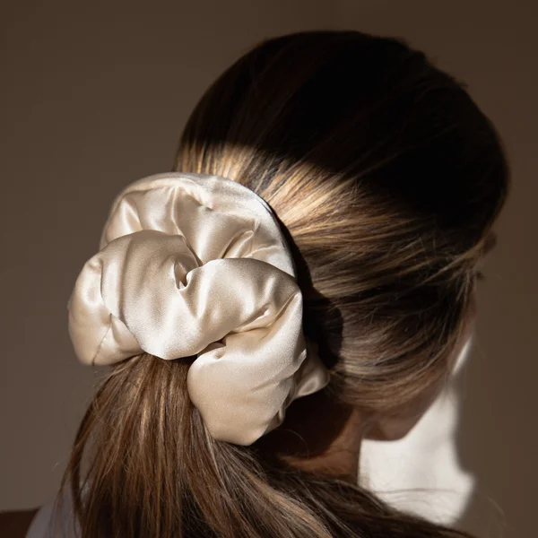 Cult Drowsy Dusty Gold Pillow Scrunchie