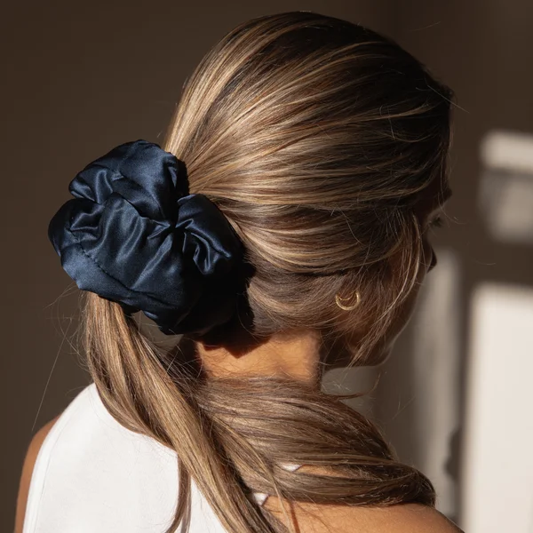 Cult Drowsy Midnight Blue Pillow Scrunchie