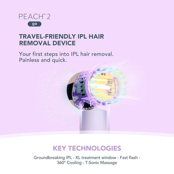 Cult FOREO PEACH 2 Go Device - Lavender