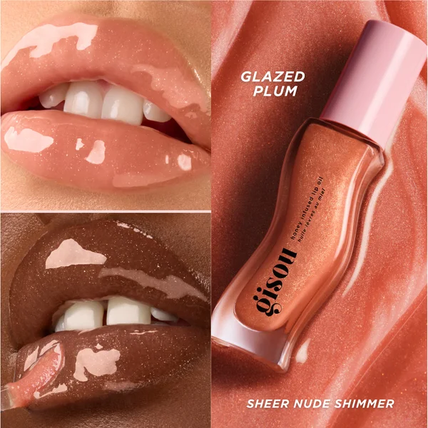 Cult Gisou Honey Infused Lip Oil 8ml - Glazed Plum