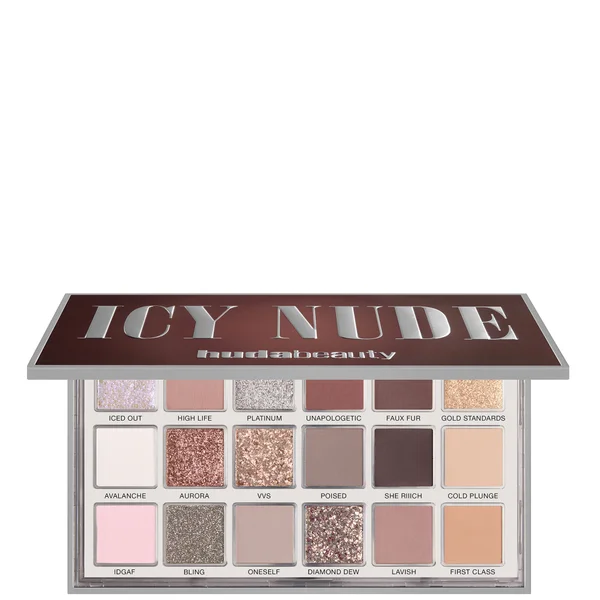 cult Huda Beauty Icy Nude Eyeshadow Palette 16g