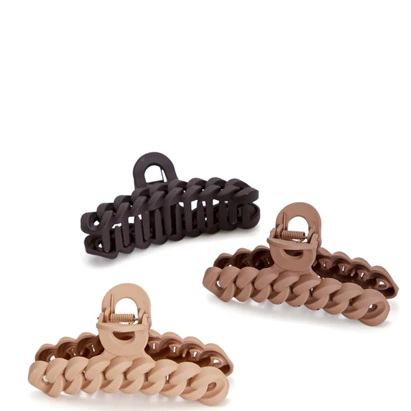 Cult Kitsch Eco-friendly Chain Claw Clip - Neutrals