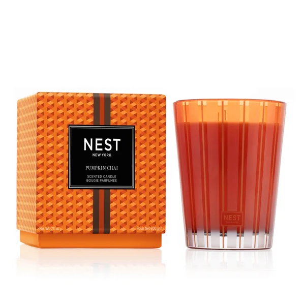 cult NEST New York Pumpkin Chai 3 Wick Candle 600g