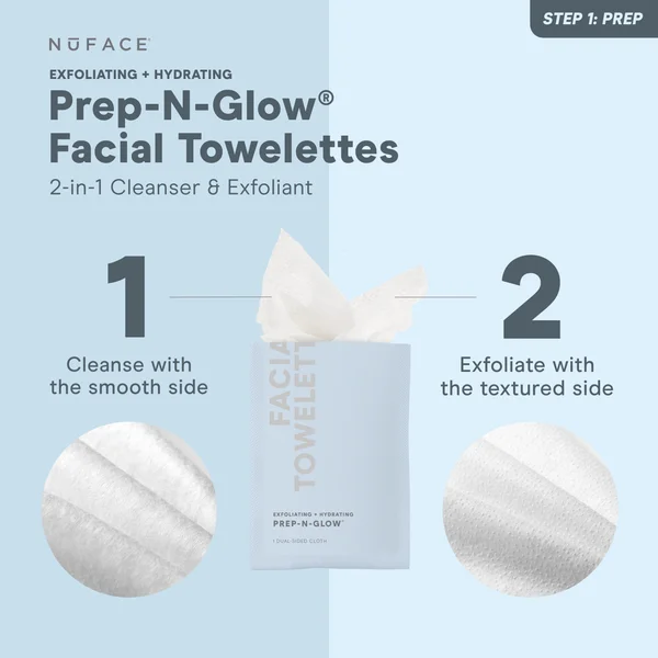 Cult NuFACE Prep-N-Glow Facial Towelette (20 Pack)