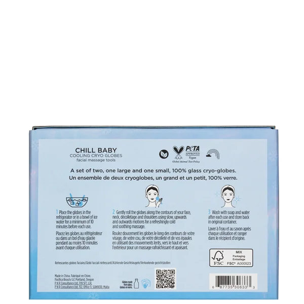 Cult Pacifica Chill Baby Cooling Cryo Globes