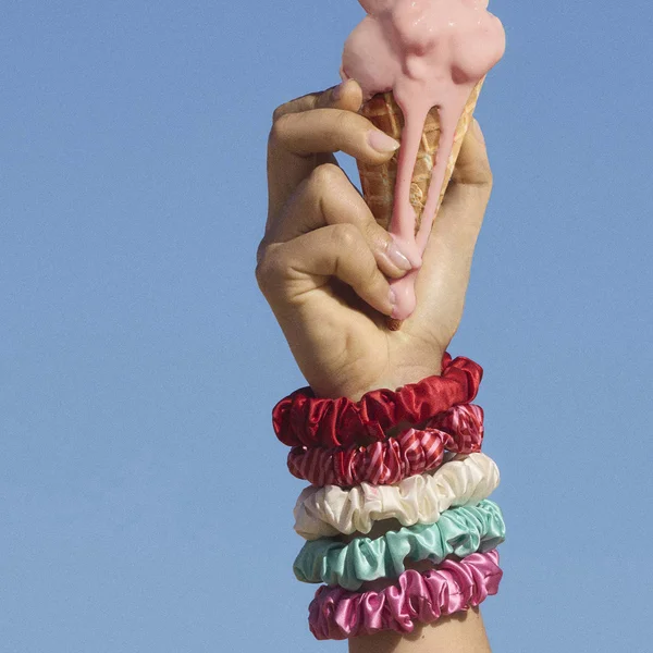 Cult Slip Pure Silk Midi Scrunchies - Gelati