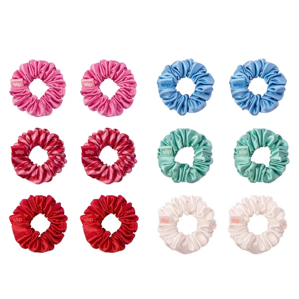 Cult Slip Pure Silk Minnie Scrunchies - Sundown