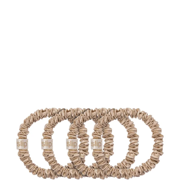 Cult Slip Pure Silk Skinny Scrunchies - Blonde