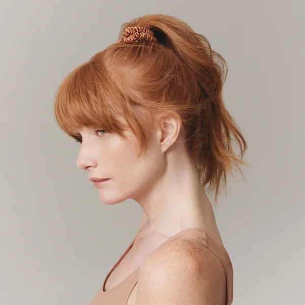 Cult Slip Pure Silk Skinny Scrunchies - Copper