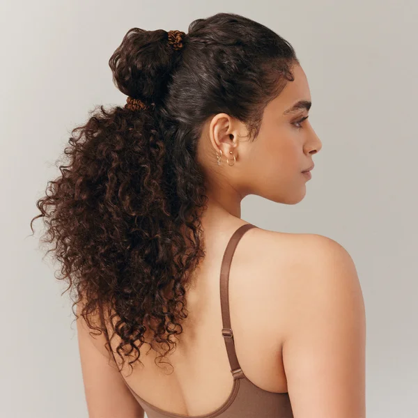 Cult Slip Pure Silk Skinny Scrunchies - Dark Brown