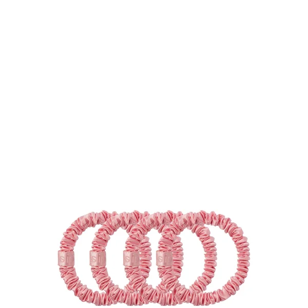 Cult Slip Pure Silk Skinny Scrunchies - Rose