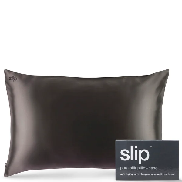 cult Slip Silk Pillowcase - Queen - Charcoal