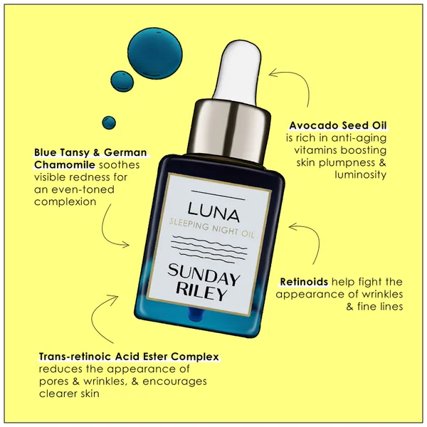Cult Sunday Riley Luna Sleeping Night Oil - 15ml